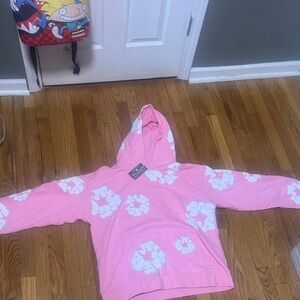 Pink Graphic Hoodie